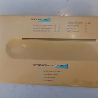 Frente jabonera móvil lavarropas White Westinghouse WW055ASW (usado)