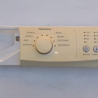 Frente panel de control lavarropas Patrick LPK08E10 8kg (usado)