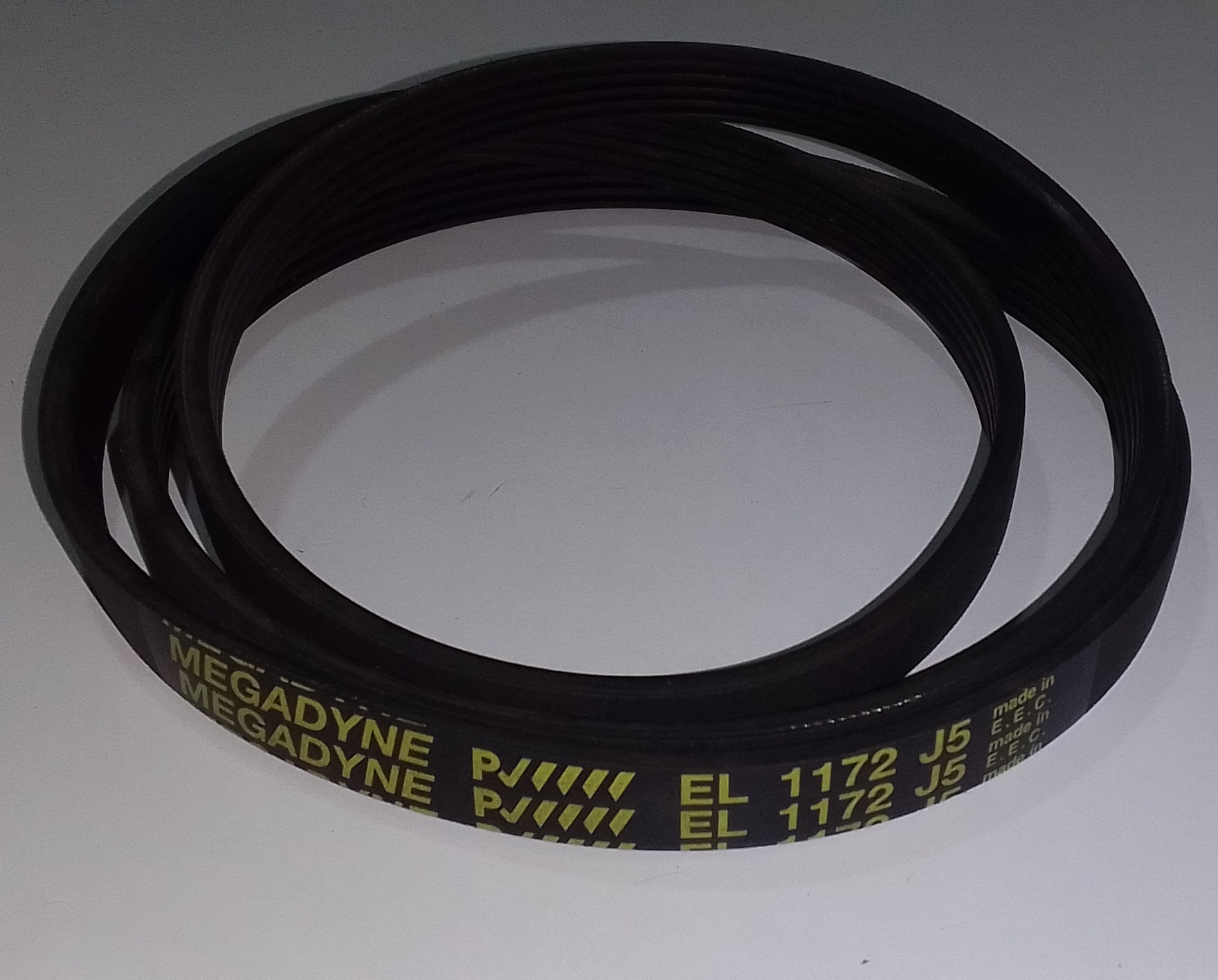 Correa EL 1172 J5 para lavarropas Drean Excellent 166, 186