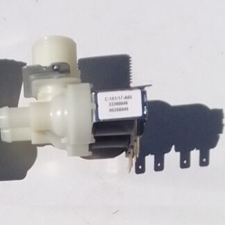 electroválvula lavarropas salida 2 vías a 90 grados