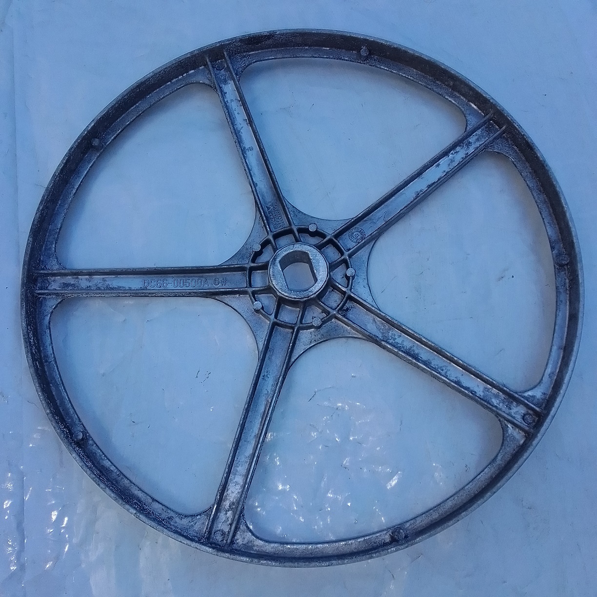 polea de lavarropas samsung WF 1702 usada código DC66-00500A